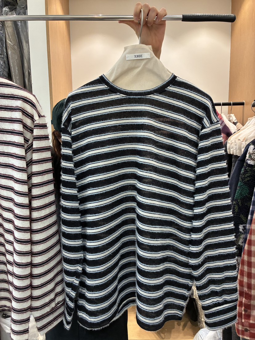 TORRE韓國代購㊣女裝新品真品25秋冬休閑人氣時尚職業長袖T恤TORRE長袖T恤圖色2