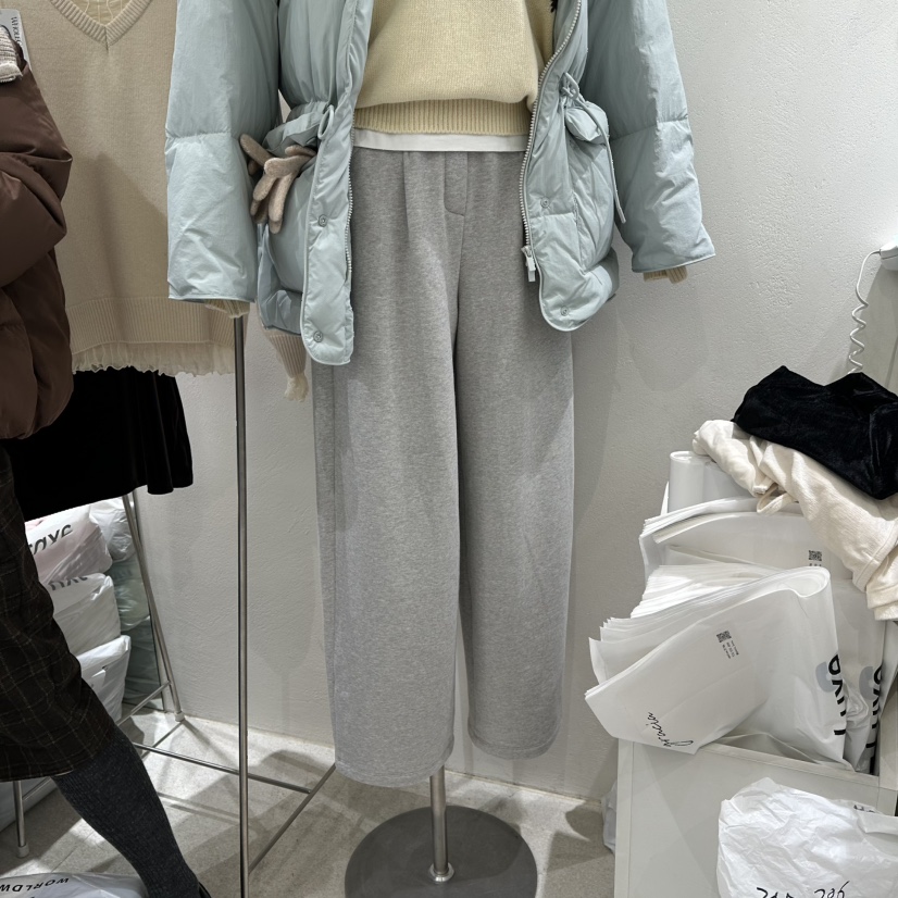 GRACIA東大門㊣代購女士新品休閑職業25秋冬人氣休閑褲加絨GRACIA休閑褲