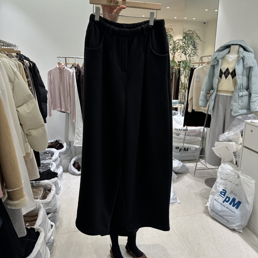 GRACIA東大門㊣代購女士新品休閑職業25秋冬人氣休閑褲加絨GRACIA休閑褲圖色2