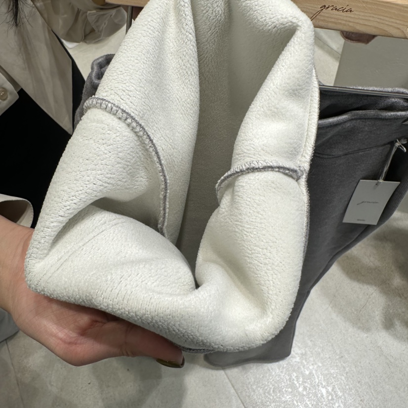 GRACIA韓國直郵㊣女裝新款職業25秋冬人氣推薦熱賣休閑褲貂皮GRACIA休閑褲