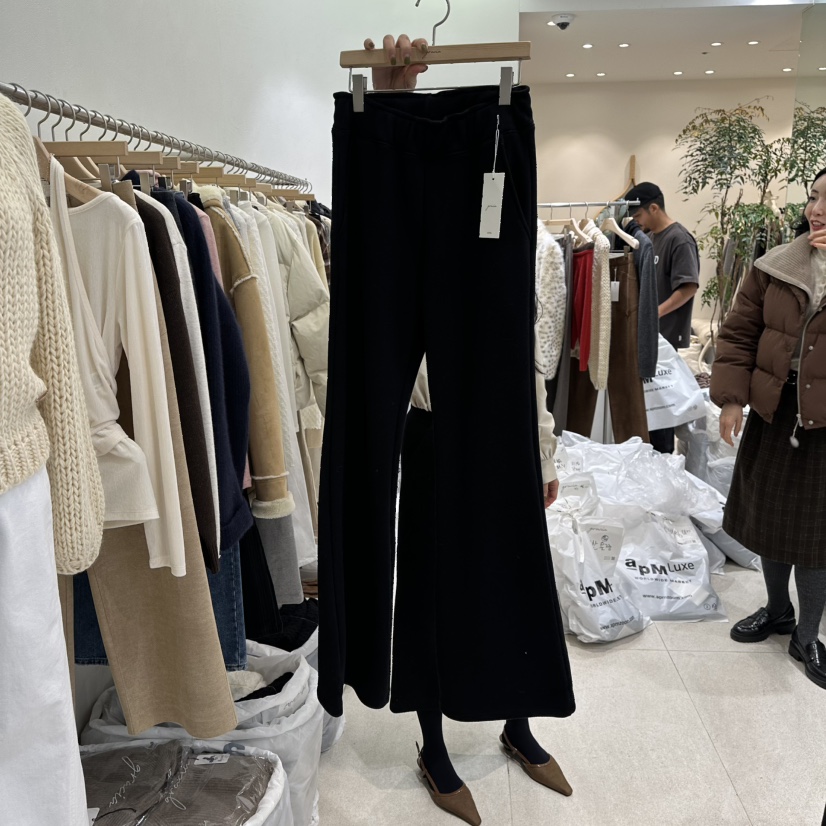 GRACIA韓國直郵㊣女裝新款職業25秋冬人氣推薦熱賣休閑褲貂皮GRACIA休閑褲圖色2