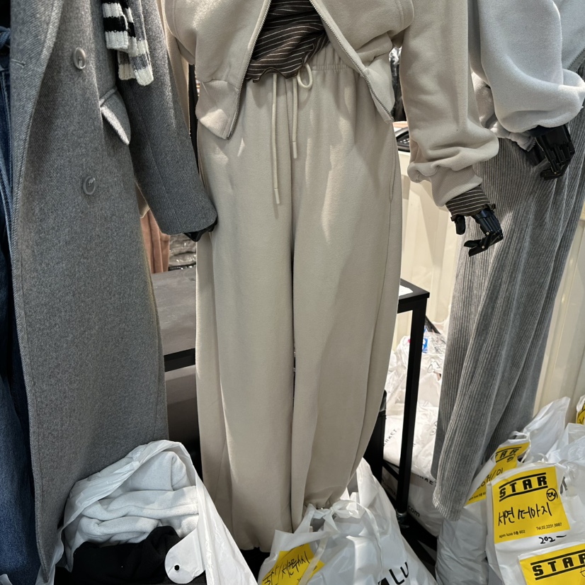 LONE STAR東大門㊣直郵女裝新款推薦熱賣人氣真品休閑褲加絨LONE STAR休閑褲圖色1