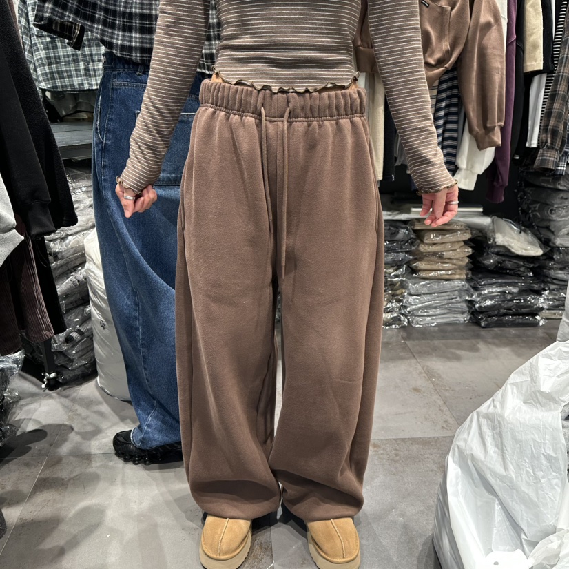 LONE STAR東大門㊣直郵女裝新款推薦熱賣人氣真品休閑褲加絨LONE STAR休閑褲圖色2