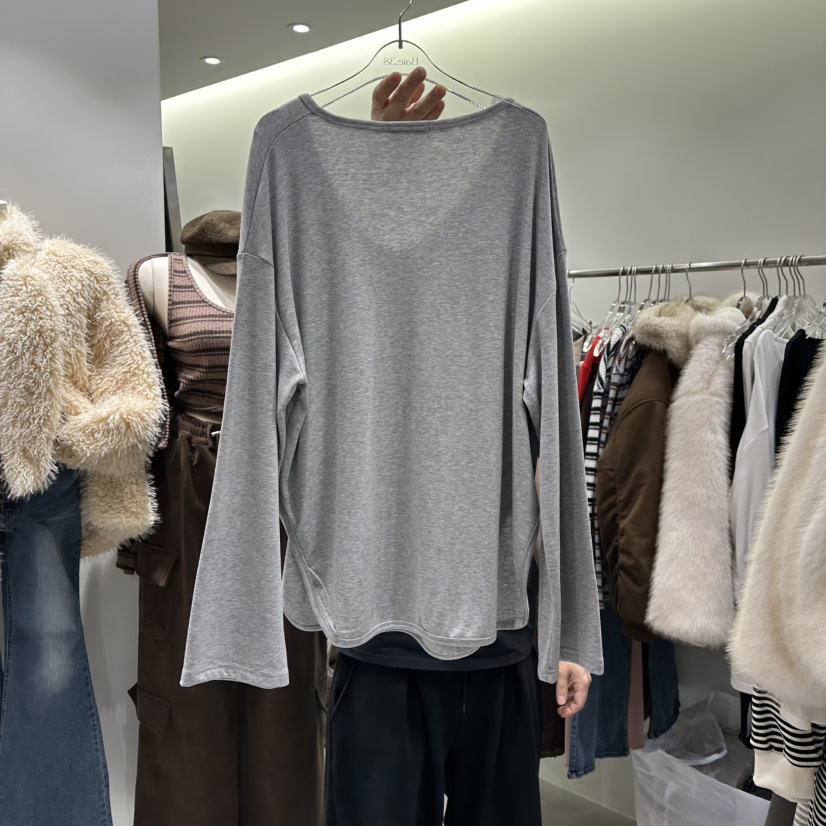 BAIE.38東大門㊣實拍女士新款職業人氣休閑25秋冬熱賣長袖T恤BAIE.38長袖T恤