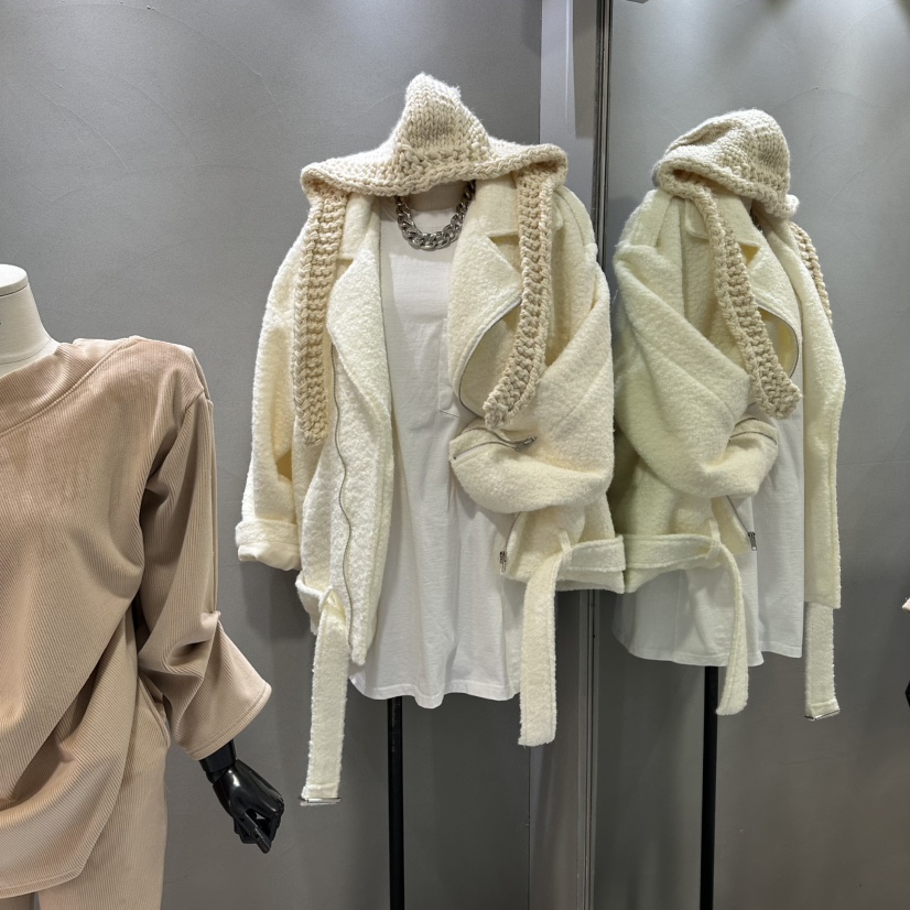 CELINA東大門㊣直郵女士新品熱賣時尚25秋冬人氣休閑短款大衣CELI_NA短款大衣