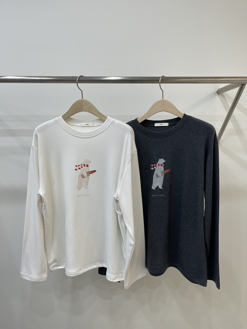 FIFTY東大門㊣直郵女裝新款25秋冬真品時尚人氣熱賣長袖T恤FIFTY長袖T恤