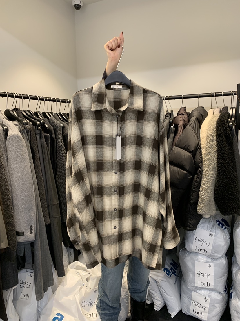 FORTH東大門㊣實拍女士新款休閑25秋冬熱賣時尚職業襯衫蕾絲衫FORTH襯衫/蕾絲衫圖色1