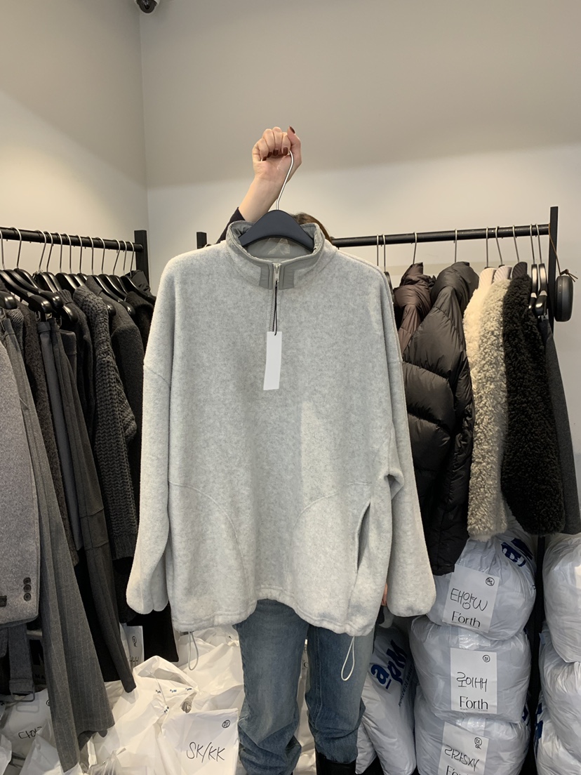 FORTH韓國代購㊣女裝新款推薦25秋冬熱賣時尚真品休閑人氣衛衣FORTH衛衣圖色1