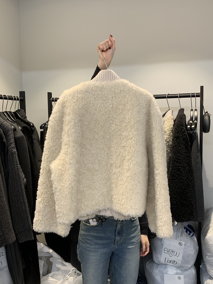 FORTH韓國直郵㊣女士新款25秋冬真品休閑職業時尚人氣短款大衣FORTH短款大衣