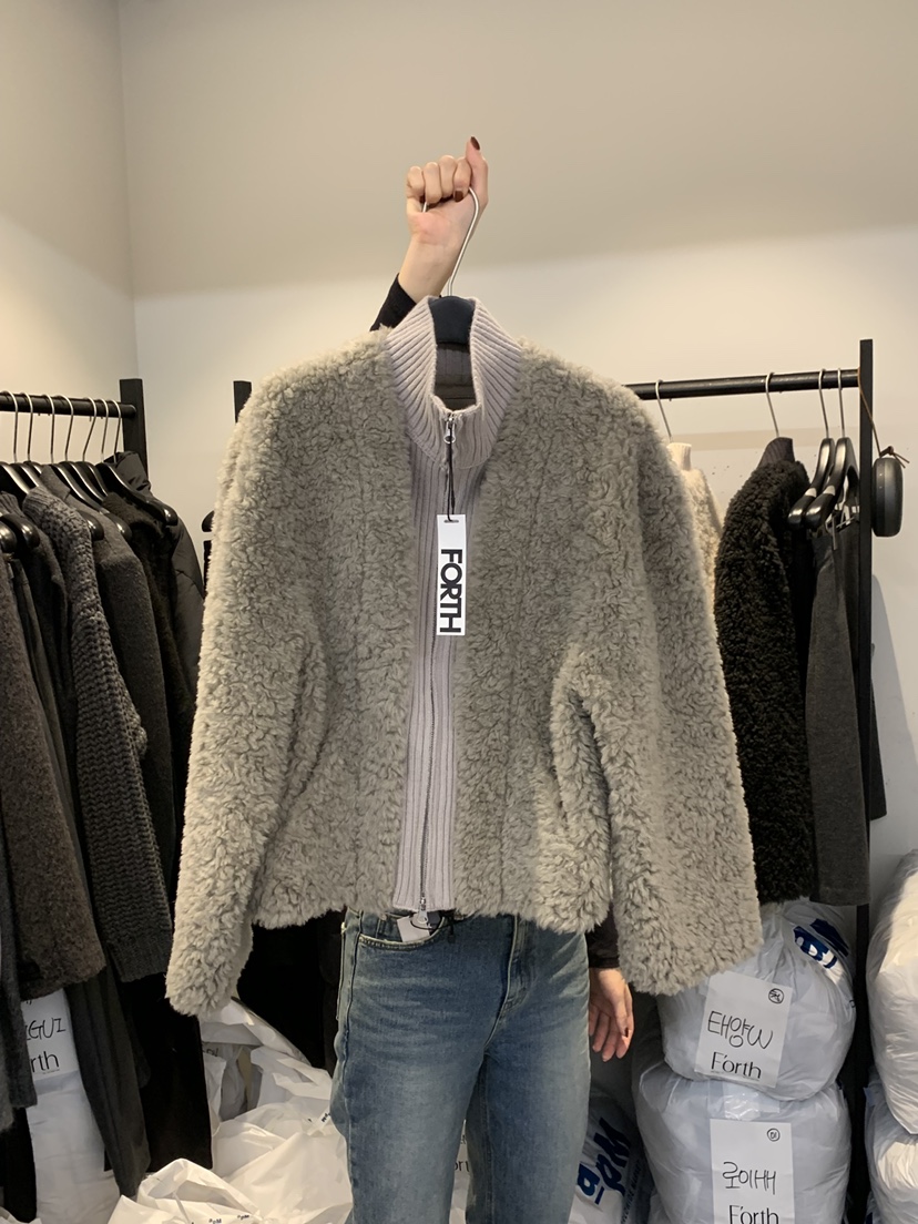 FORTH韓國直郵㊣女士新款25秋冬真品休閑職業時尚人氣短款大衣FORTH短款大衣圖色2