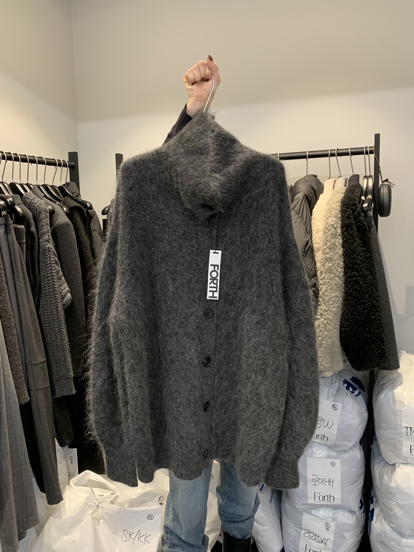 FORTH東大門㊣代購女裝新款職業推薦25秋冬休閑針織衫馬海毛FORTH針織衫圖色2