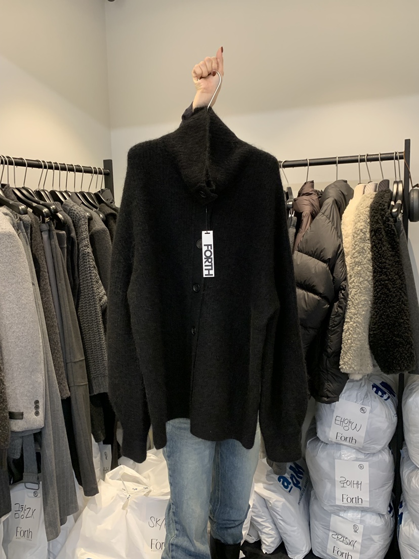 FORTH東大門㊣代購女裝新款職業推薦25秋冬休閑針織衫馬海毛FORTH針織衫圖色3