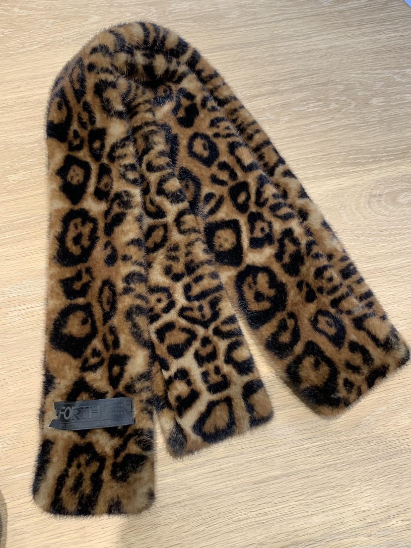 FORTH韓國直郵㊣女裝新品職業真品人氣推薦圍巾披肩豹紋圍巾FORTH圍巾/披肩圖色1