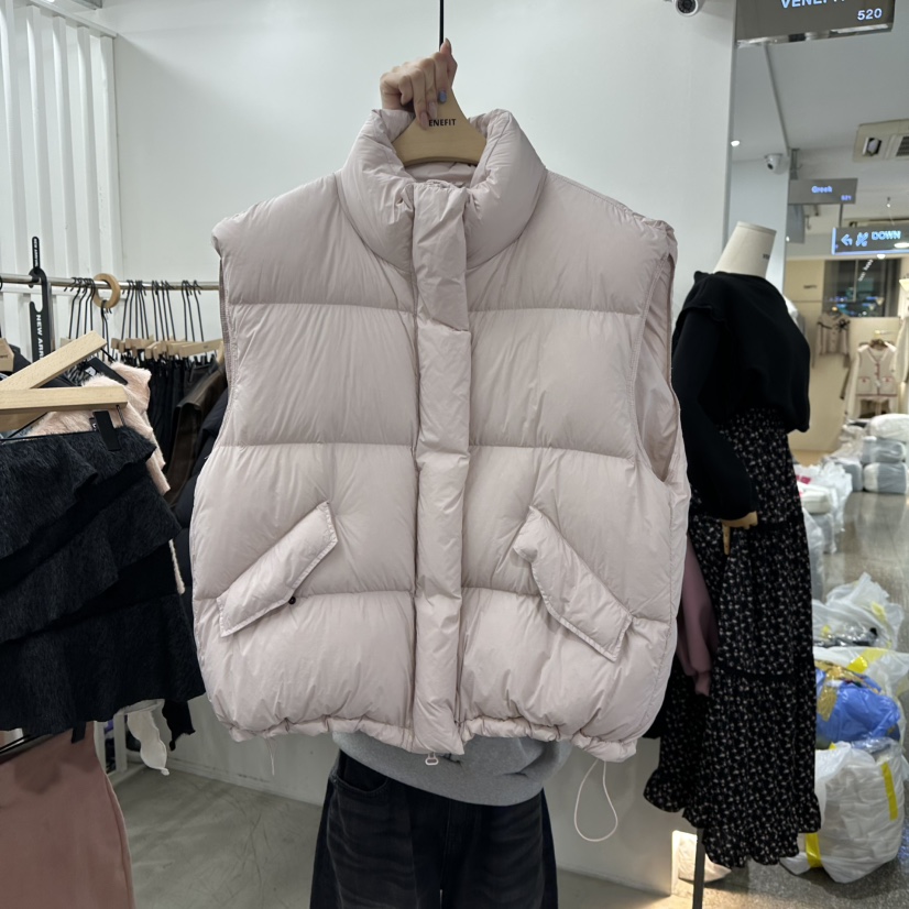 VENEFIT東大門㊣實拍女士新品真品時尚職業短款羽絨服可拆卸VENEFIT/JENNIE短款羽絨服