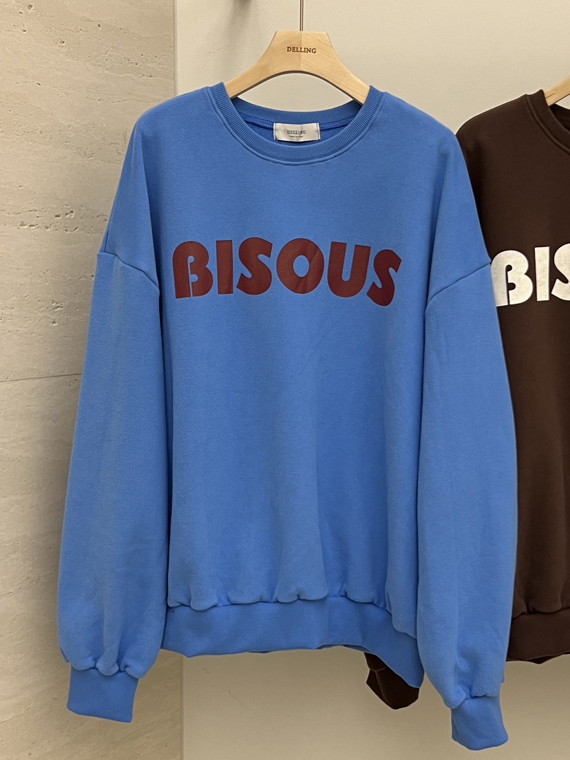 DELLING韓國直郵㊣女士新款職業人氣休閑真品推薦熱賣衛衣加絨DELLING衛衣圖色1