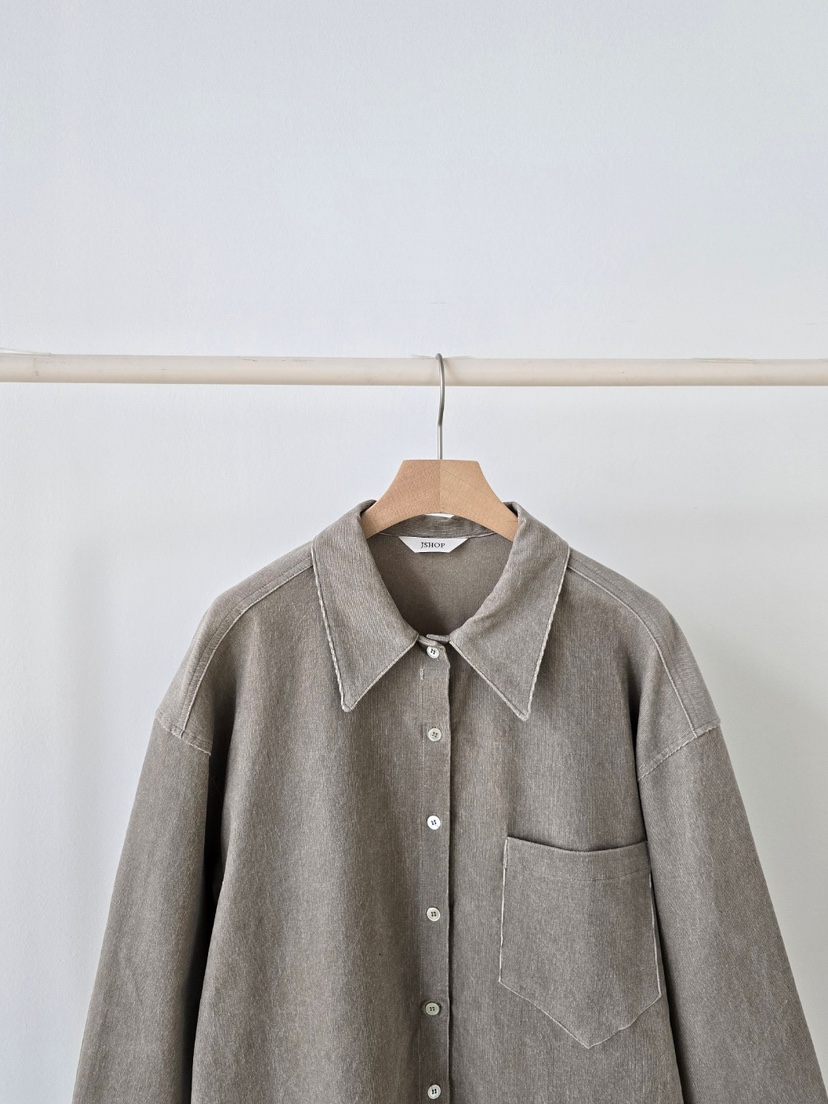 J SHOP東大門㊣代購女士新品休閑時尚真品推薦25秋冬襯衫蕾絲衫J_SHOP襯衫/蕾絲衫