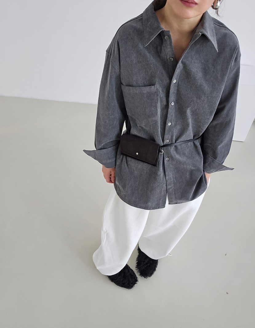 J SHOP東大門㊣代購女士新品休閑時尚真品推薦25秋冬襯衫蕾絲衫J_SHOP襯衫/蕾絲衫