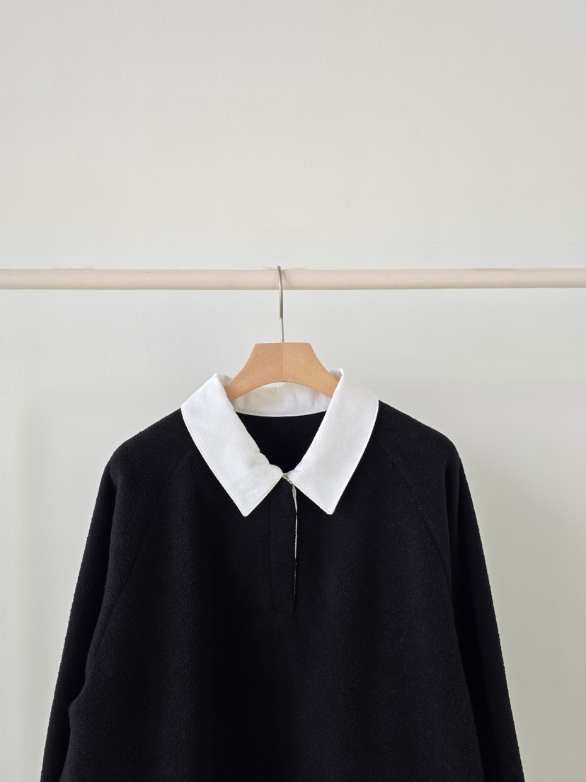 J SHOP東大門㊣代購女裝新款真品25秋冬時尚熱賣衛衣假兩件J_SHOP衛衣