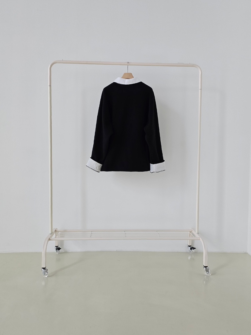 J SHOP東大門㊣代購女裝新款真品25秋冬時尚熱賣衛衣假兩件J_SHOP衛衣