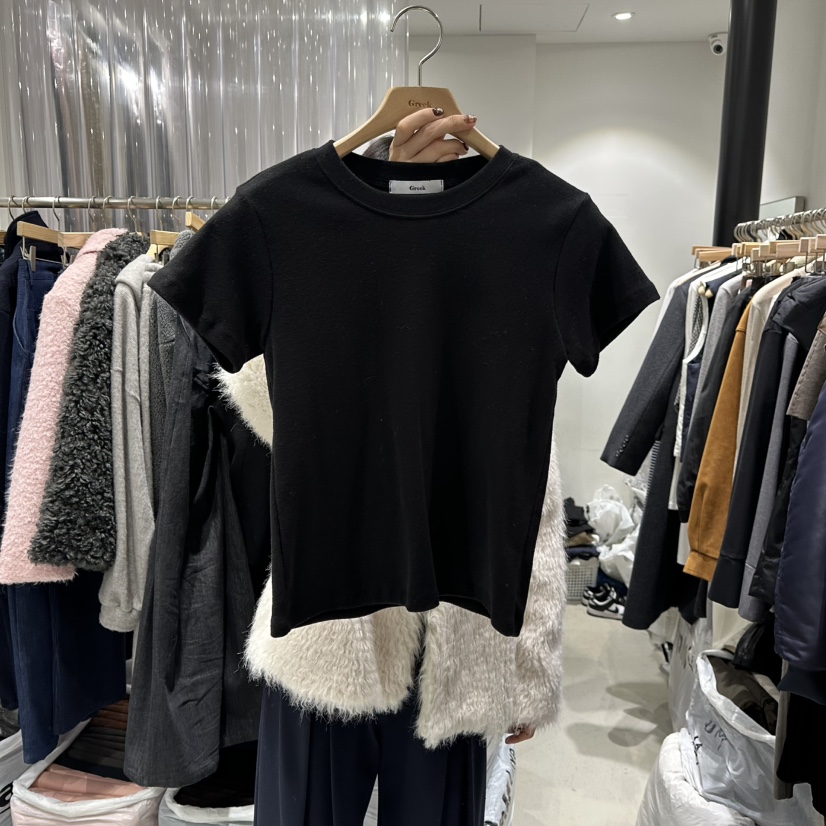 GREEK東大門㊣實拍女裝新款推薦時尚熱賣25秋冬職業真品T恤GREEKT恤圖色3