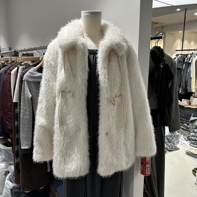 GREEK東大門㊣實拍女士新款真品休閑職業推薦時尚中長款大衣GREEK中長款大衣圖色1