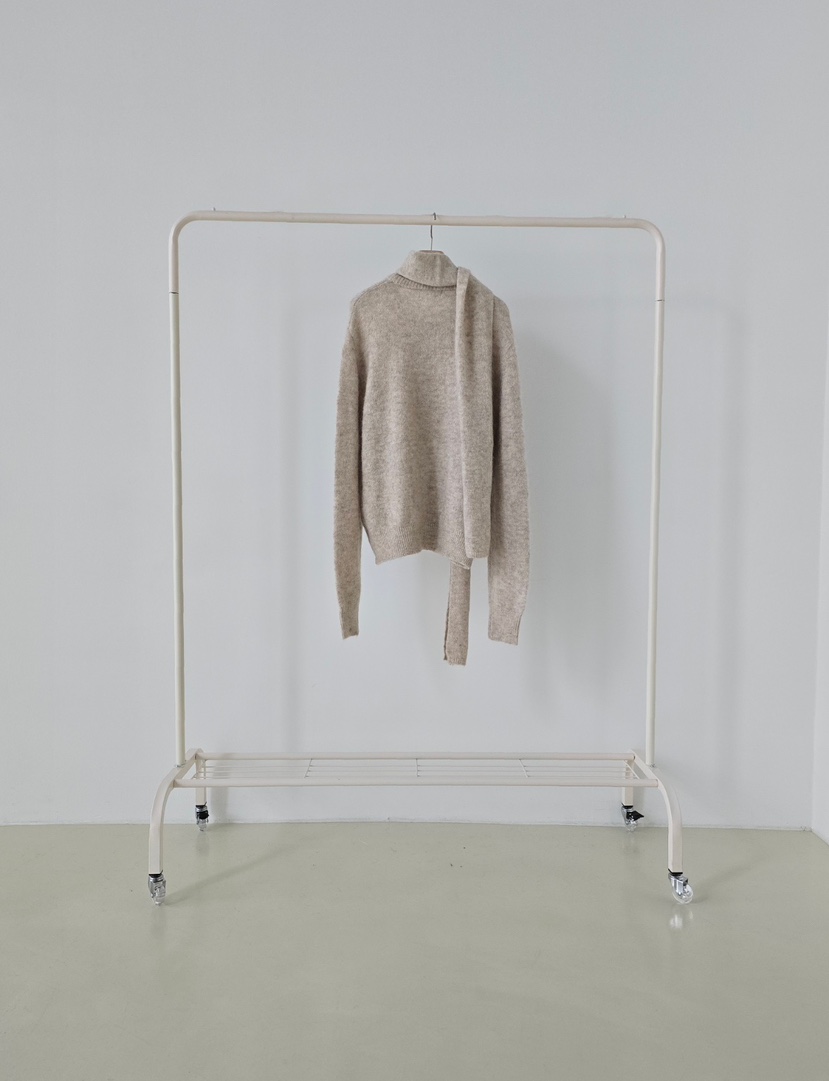 J SHOP東大門㊣代購女士新品25秋冬職業推薦針織衫含圍巾開衫J_SHOP針織衫