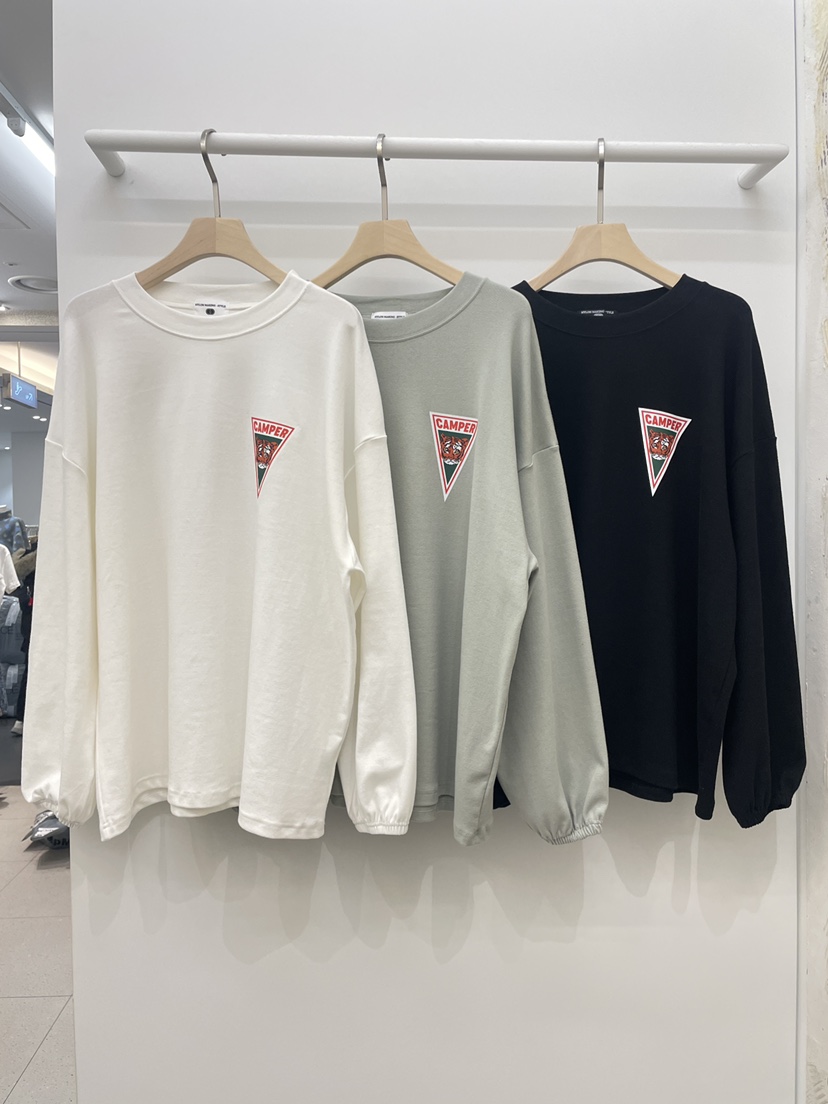 NYLON東大門㊣實拍女裝新品推薦職業25秋冬休閑熱賣長袖T恤NYLON長袖T恤