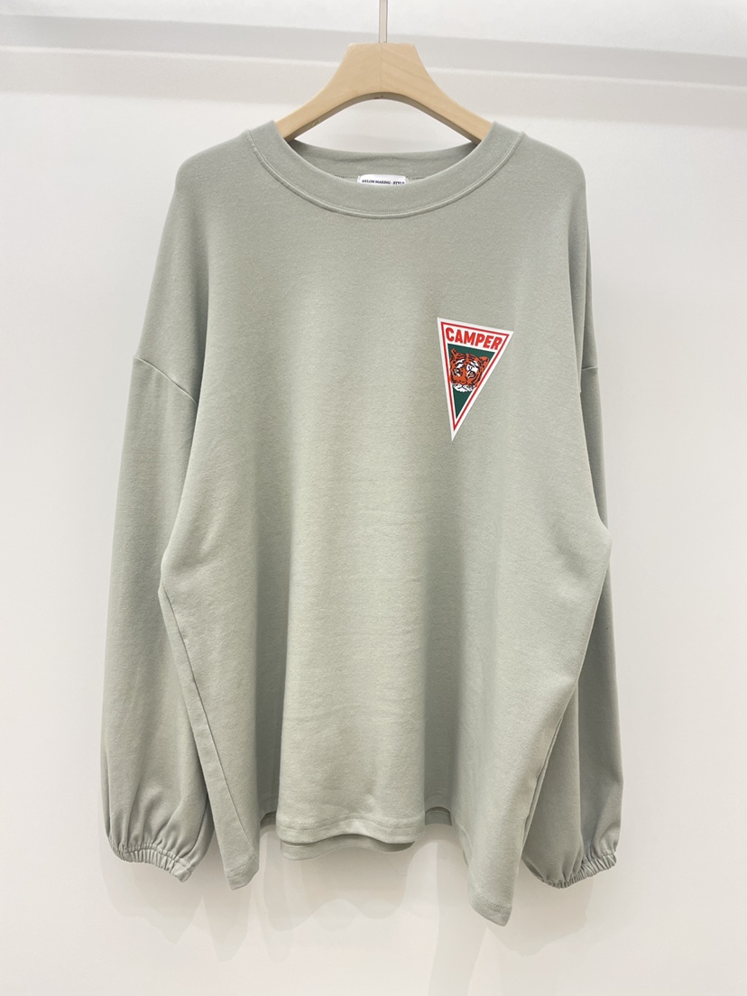 NYLON東大門㊣實拍女裝新品推薦職業25秋冬休閑熱賣長袖T恤NYLON長袖T恤圖色2