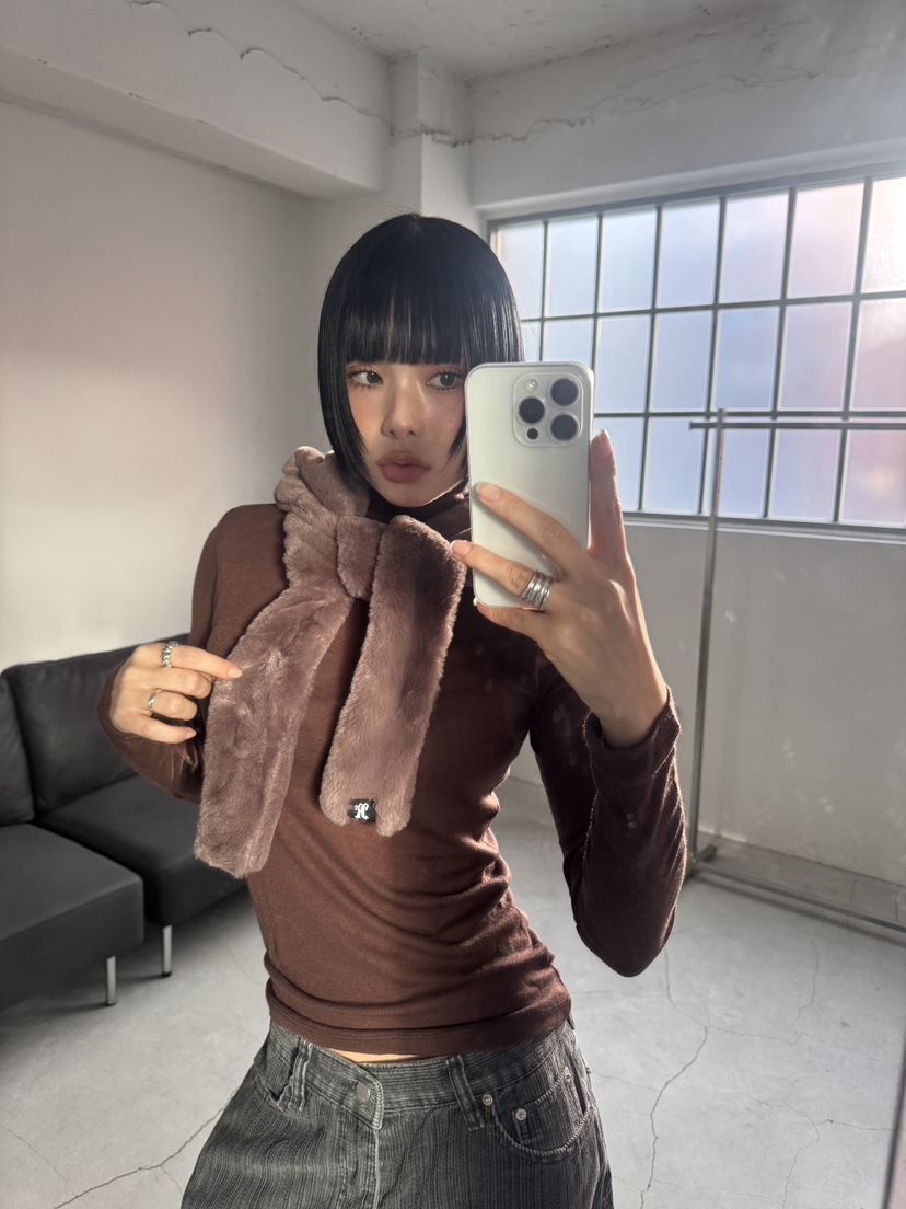 NUEUN韓國代購㊣女士新品真品人氣熱賣休閑職業時尚帽子貂皮NUEUN/SEEOT帽子