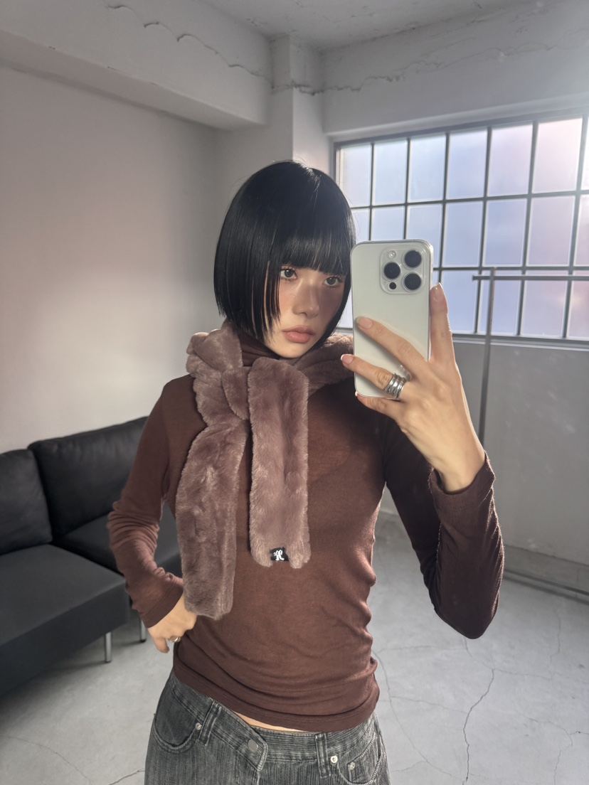 NUEUN韓國代購㊣女士新品真品人氣熱賣休閑職業時尚帽子貂皮NUEUN/SEEOT帽子