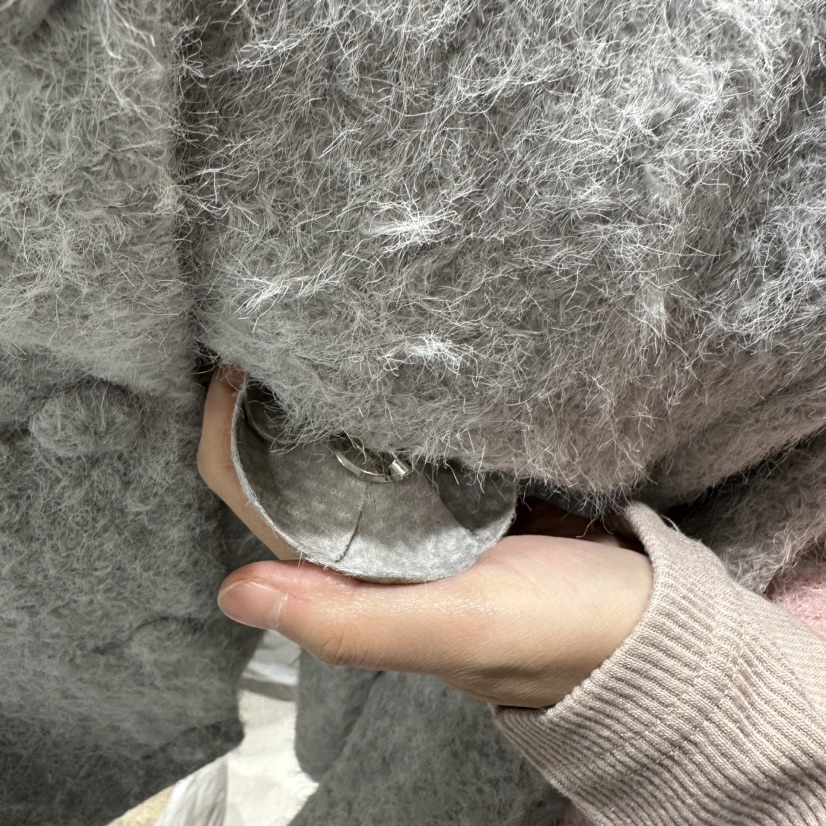 MONOPOLY東大門㊣實拍女裝新款時尚休閑推薦真品25秋冬短款大衣MONO_POLY短款大衣