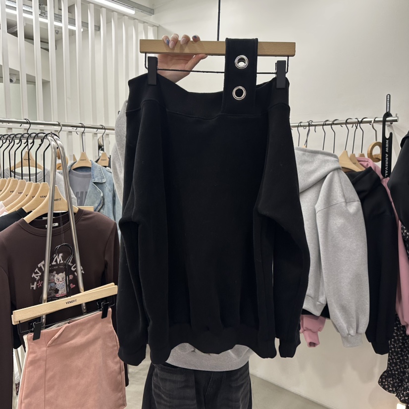 VENEFIT韓國代購㊣女士新款推薦休閑25秋冬時尚真品衛衣加絨VENEFIT/JENNIE衛衣