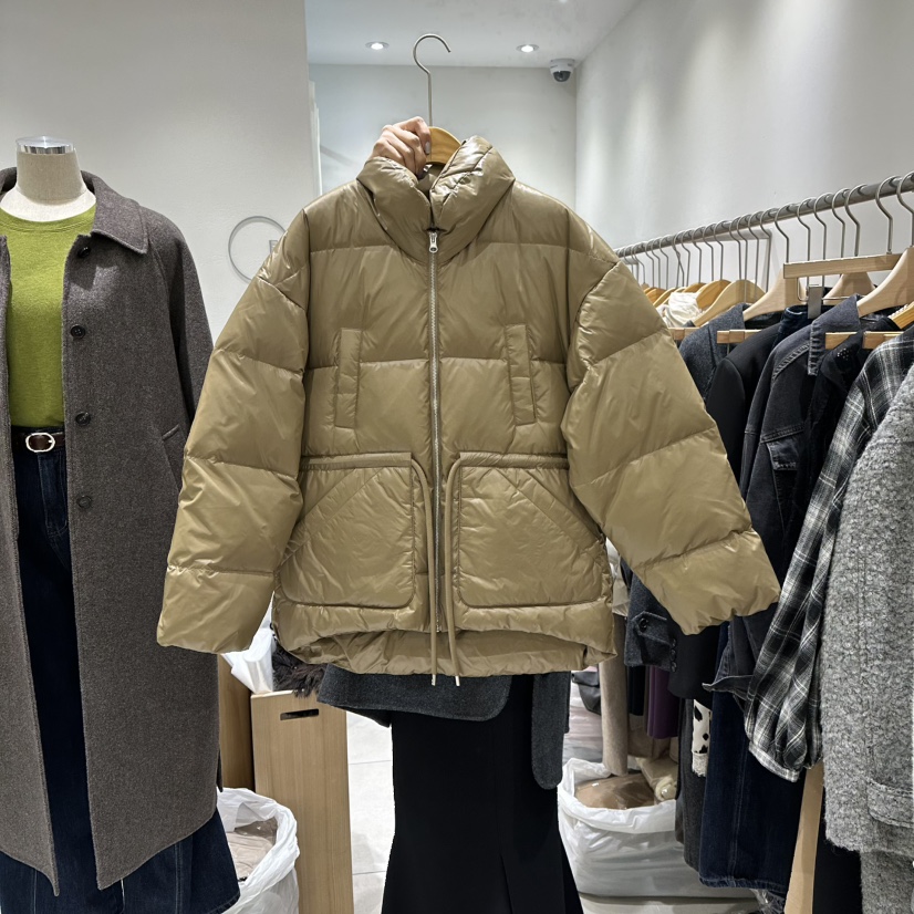 EN.U東大門㊣直郵女裝新品人氣時尚熱賣推薦25秋冬短款羽絨服EN.U短款羽絨服圖色2