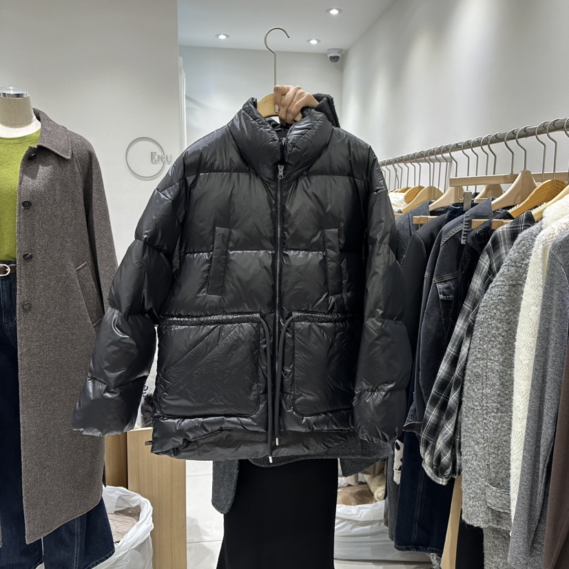 EN.U東大門㊣直郵女裝新品人氣時尚熱賣推薦25秋冬短款羽絨服EN.U短款羽絨服圖色3