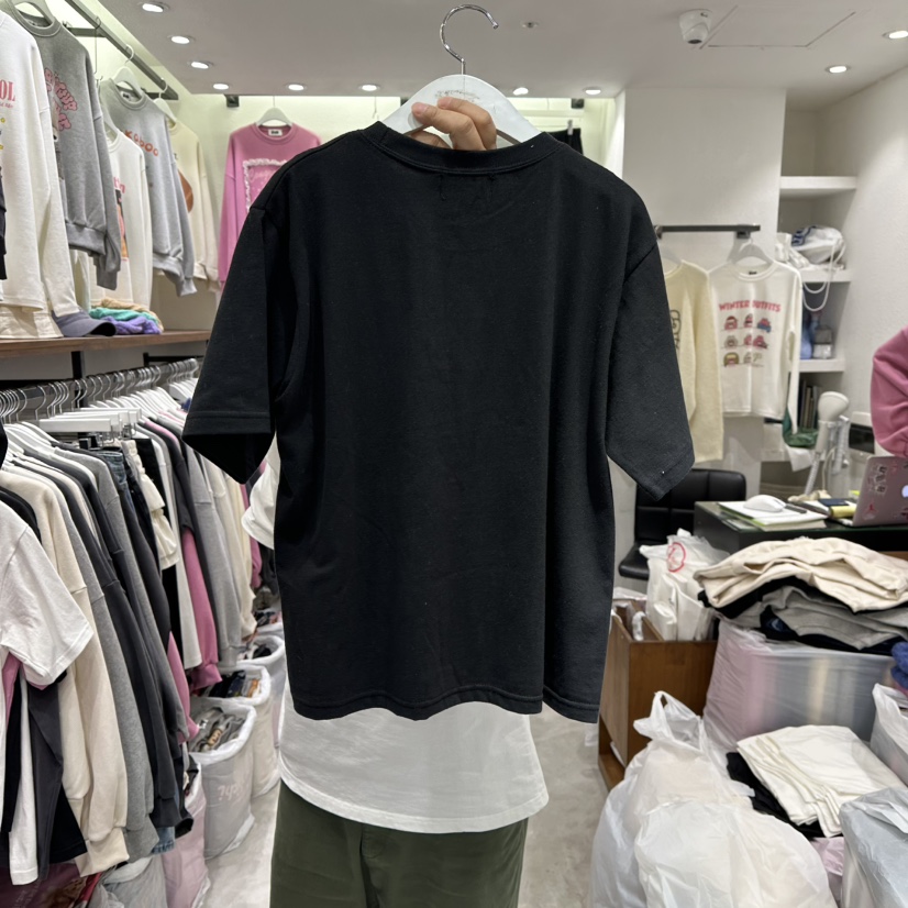 EVE東大門㊣實拍女裝新品25秋冬人氣休閑熱賣真品推薦時尚T恤EVET恤