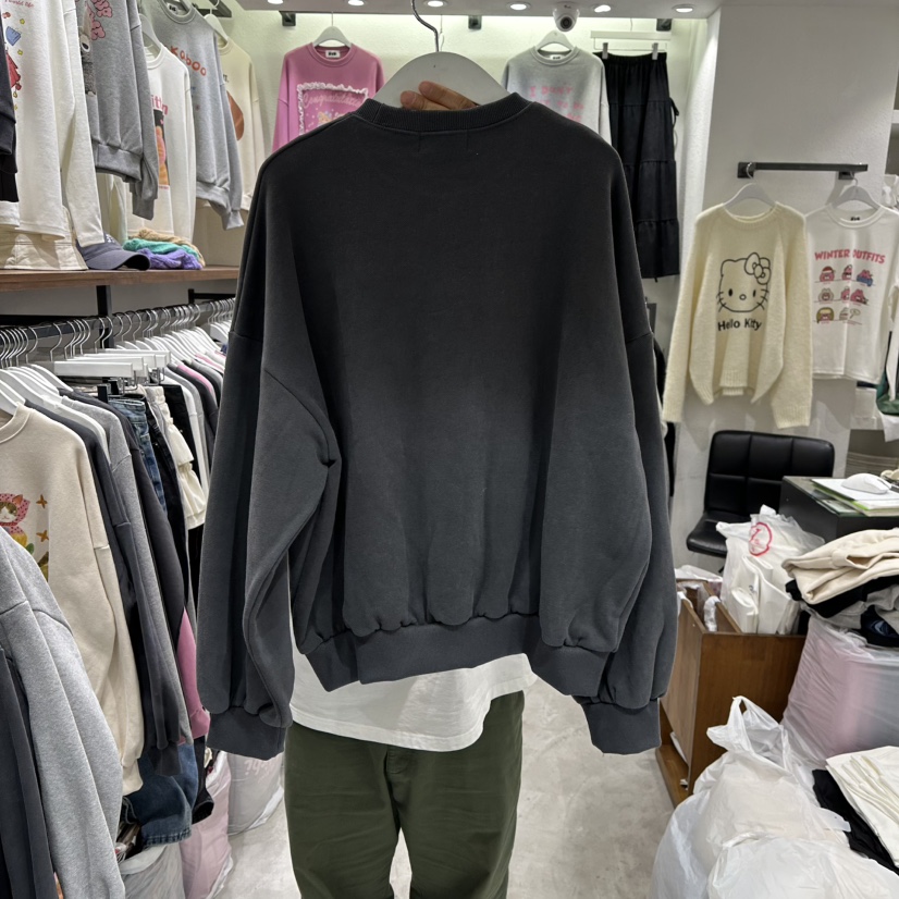 EVE韓國代購㊣女士新品25秋冬推薦職業時尚真品休閑衛衣加絨EVE衛衣