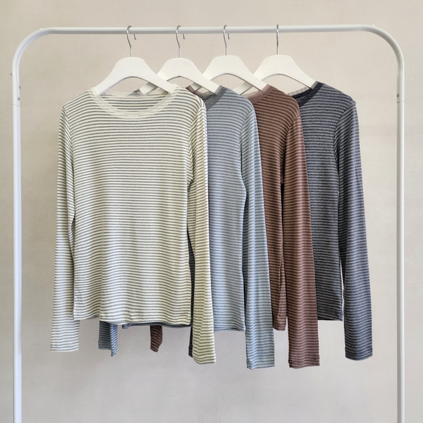 LA BLOOM東大門㊣實拍女士新款真品推薦人氣時尚25秋冬長袖T恤La Bloom長袖T恤