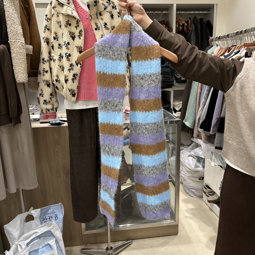 MELO東大門㊣直郵女士新品時尚推薦熱賣25秋冬真品圍巾披肩MELO圍巾/披肩