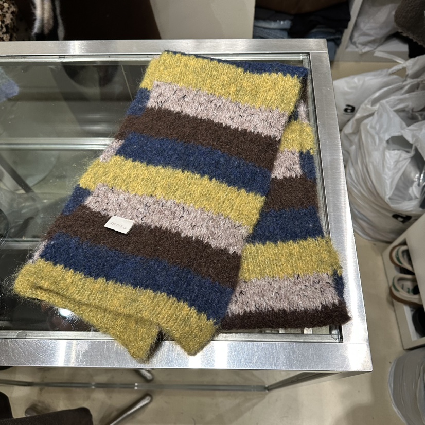 MELO東大門㊣直郵女士新品時尚推薦熱賣25秋冬真品圍巾披肩MELO圍巾/披肩圖色3