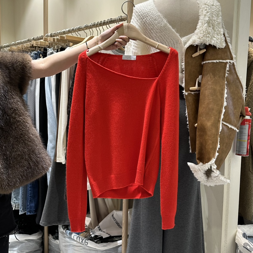 VINTAGE VIBE韓國直郵㊣女裝新款熱賣25秋冬時尚針織衫羊絨VINTAGE VIBE針織衫圖色2