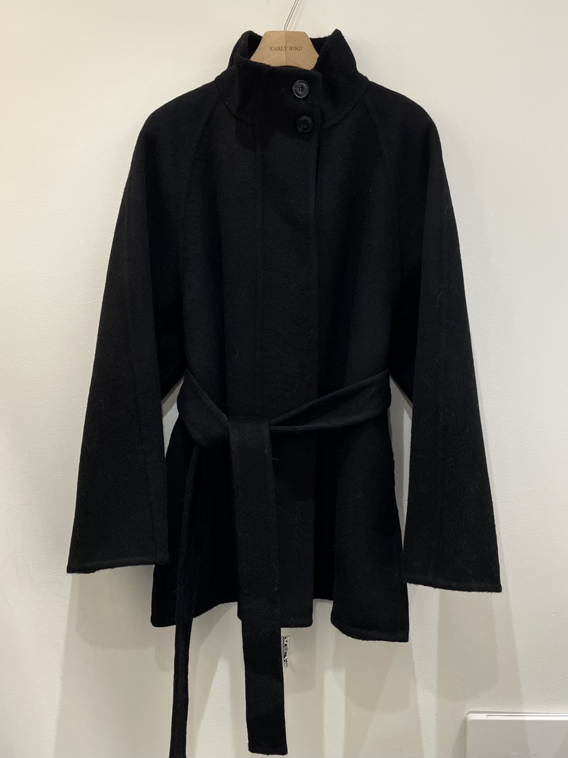 OBSESS韓國代購㊣女士新品休閑人氣25秋冬推薦短款大衣含腰帶OBSESS/EARLY BIRD短款大衣圖色3