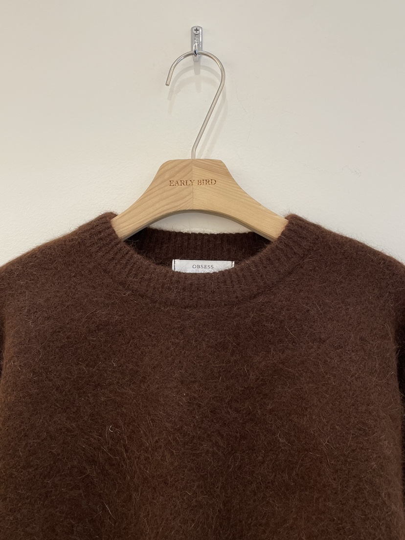 OBSESS東大門㊣直郵女士新品時尚真品推薦休閑針織衫安哥拉OBSESS/EARLY BIRD針織衫