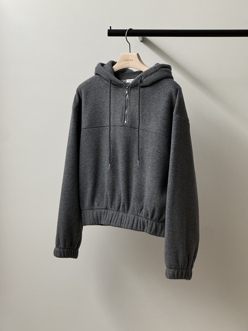 LONG PEAK韓國直郵㊣女裝新款人氣休閑熱賣25秋冬衛衣抓絨LONG PEAK衛衣圖色2