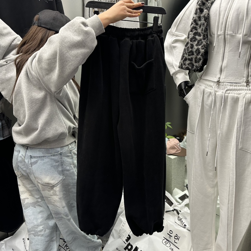 NUEUN東大門㊣代購女士新款25秋冬真品人氣推薦職業休閑褲加絨NUEUN/SEEOT休閑褲