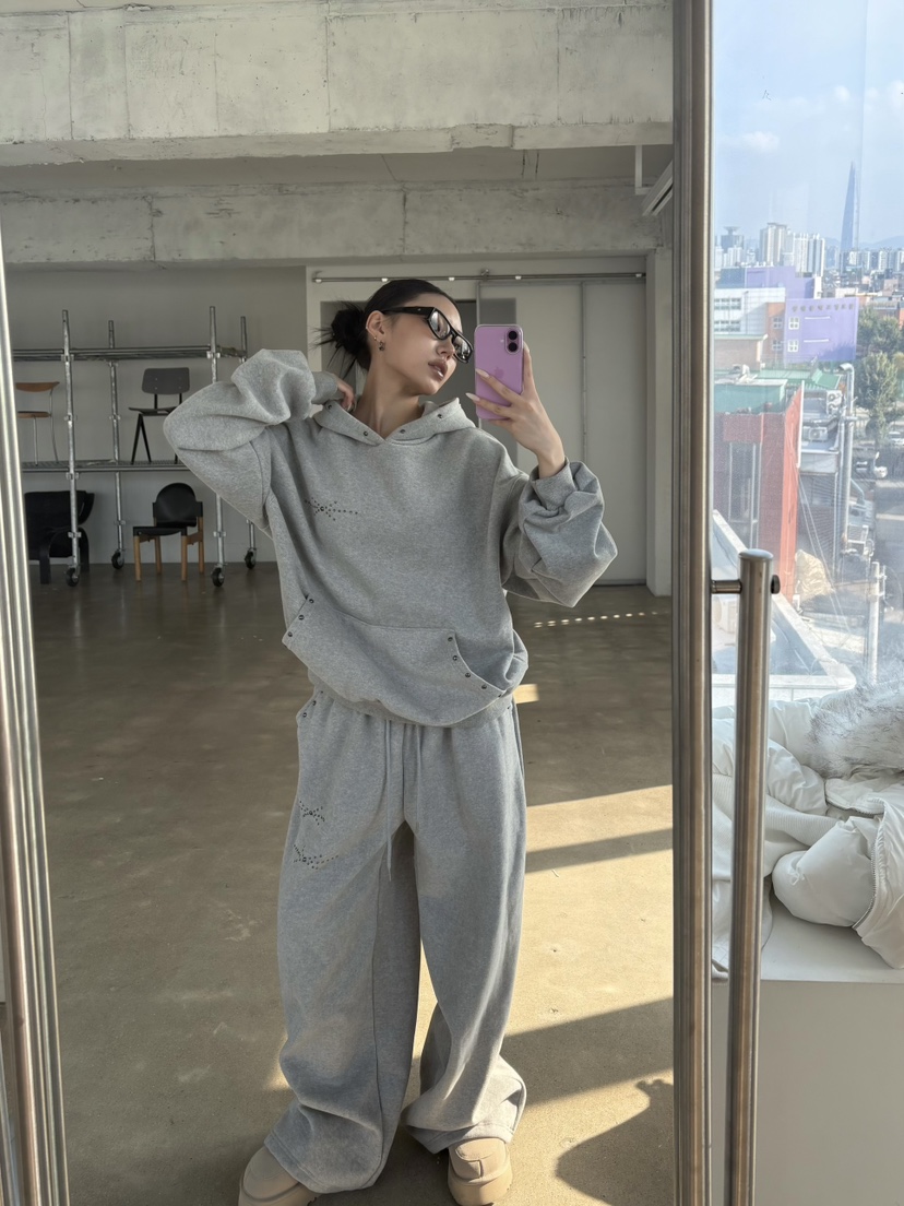 NUEUN東大門㊣代購女士新款25秋冬真品人氣推薦職業休閑褲加絨NUEUN/SEEOT休閑褲