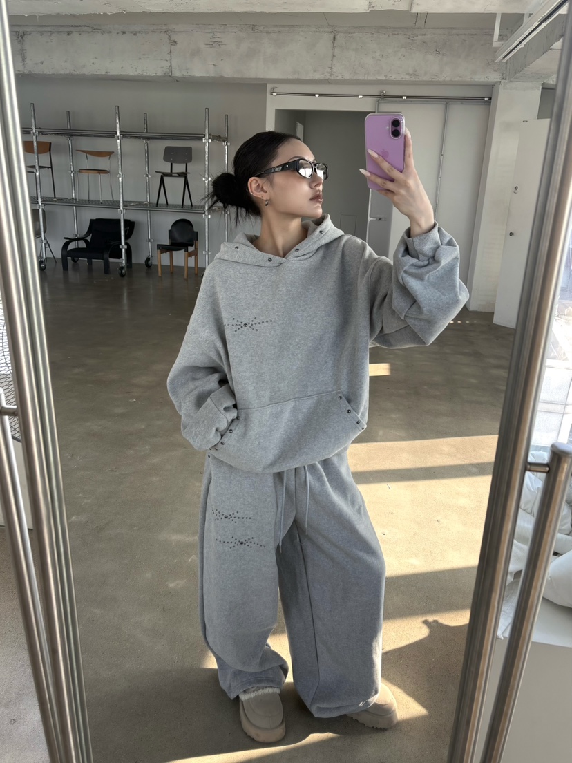 NUEUN東大門㊣代購女士新款25秋冬真品人氣推薦職業休閑褲加絨NUEUN/SEEOT休閑褲