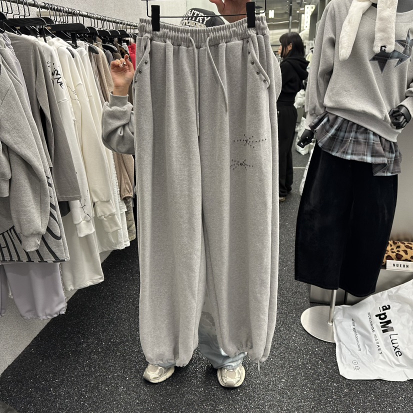 NUEUN東大門㊣代購女士新款25秋冬真品人氣推薦職業休閑褲加絨NUEUN/SEEOT休閑褲圖色1