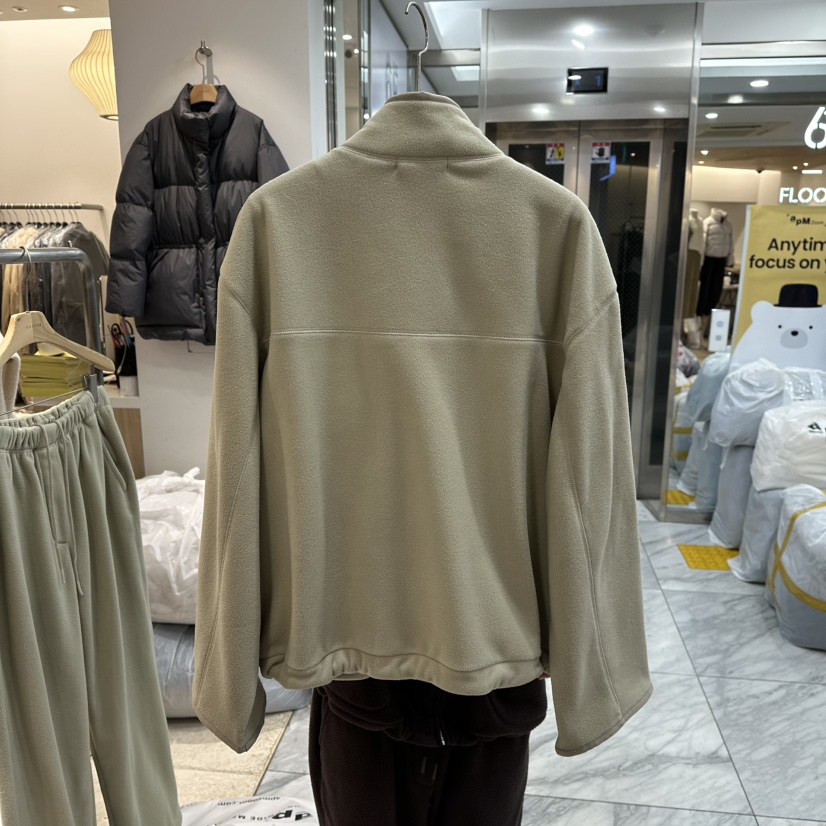 MAJDAN韓國代購㊣女裝新款推薦職業時尚25秋冬夾克抓絨拉鏈MAJDAN夾克