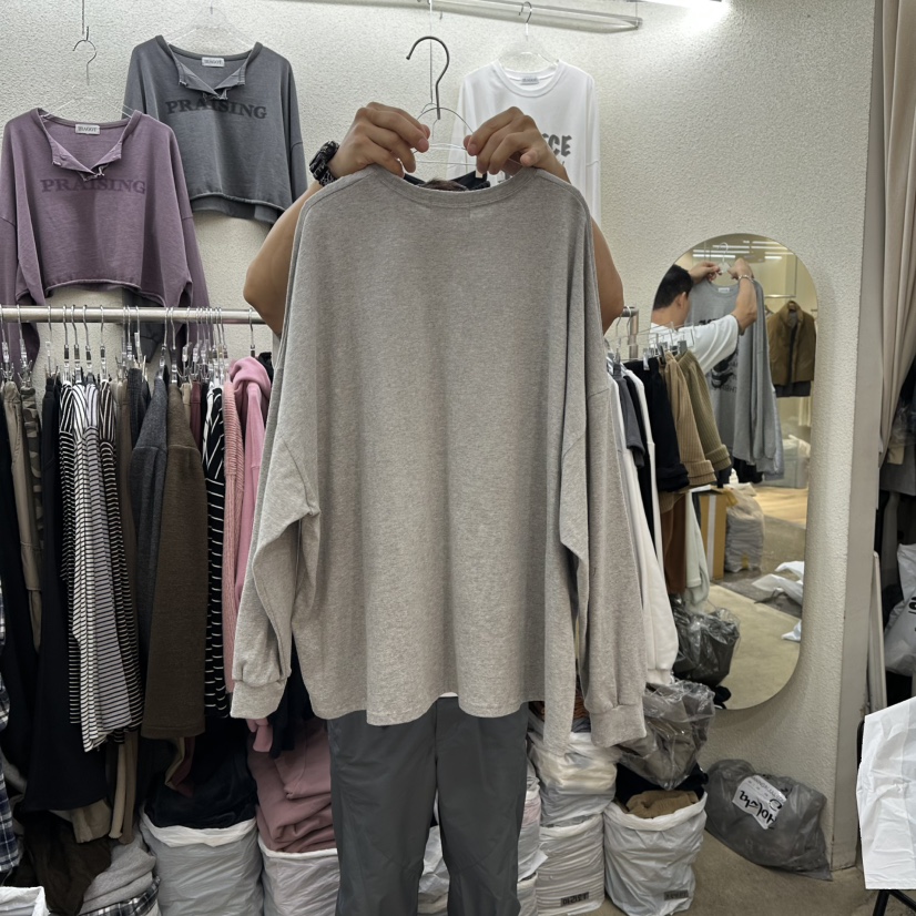 MAGOT東大門㊣代購女裝新款25秋冬休閑真品熱賣推薦長袖T恤IIIΛGOT/MAGOT長袖T恤