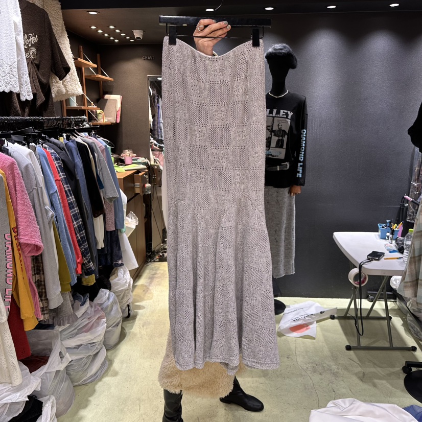 CHAVI韓國代購㊣女士新款真品人氣職業25秋冬休閑熱賣推薦長裙CHAVI長裙圖色1